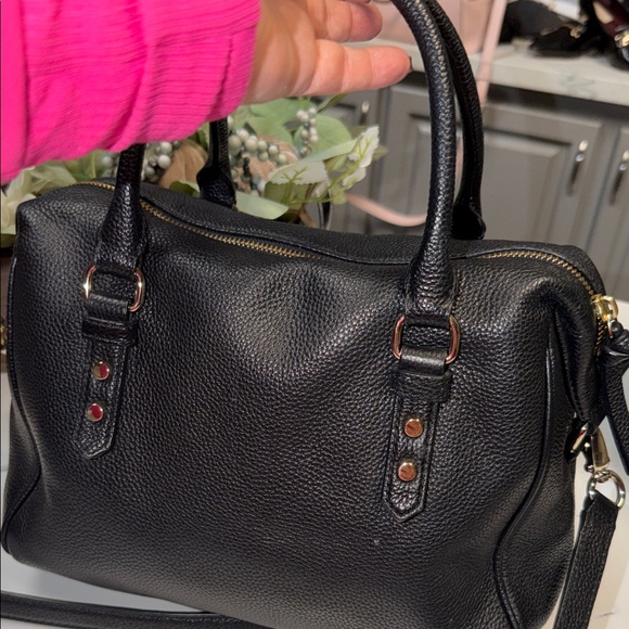 🌲🌲 Christmas Special 🎅🎅Kate Spade Black Pebbled Satchel - Picture 4 of 7